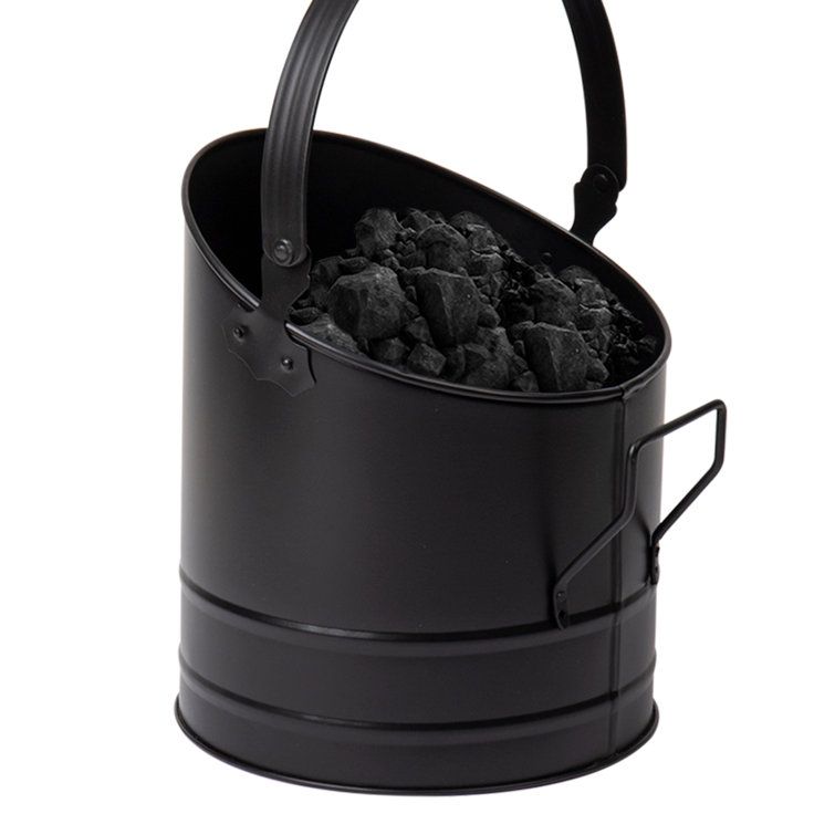 Mind Reader Large Fireplace Ash Pellet Steel Bucket & Reviews Wayfair